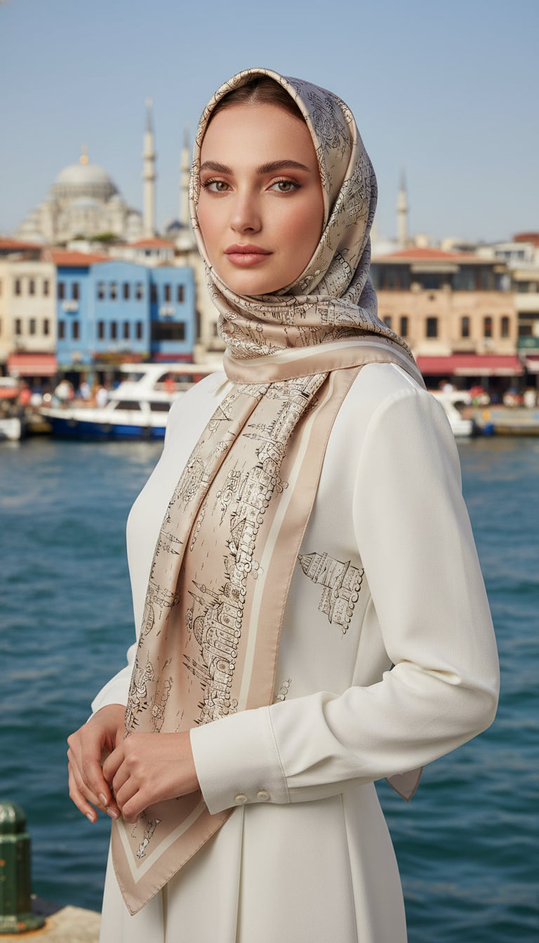 İstanbul Serisi Vizon Eşarp